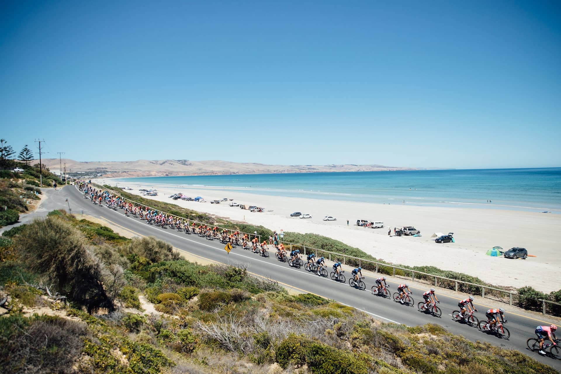 Photos from the final stage of the 2019 Tour Down Under.