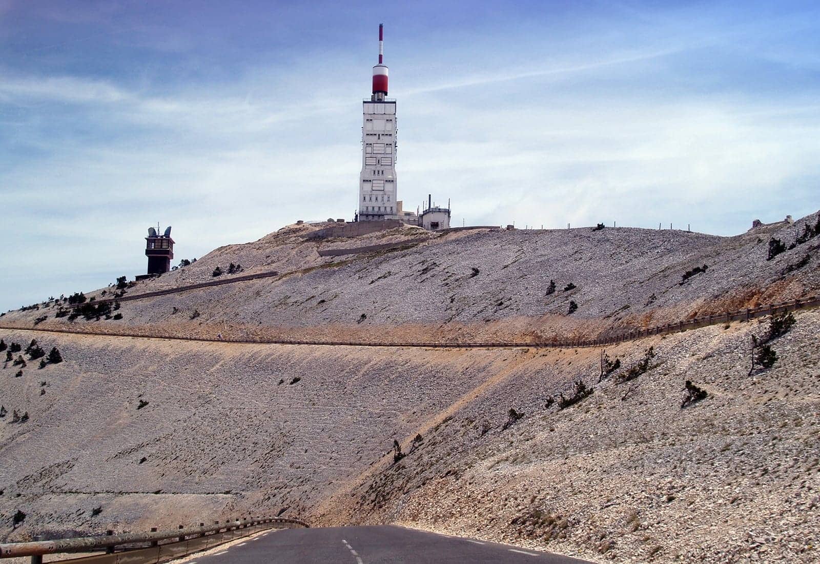 Summit area of Mont Ventoux in the Provence Region of France.